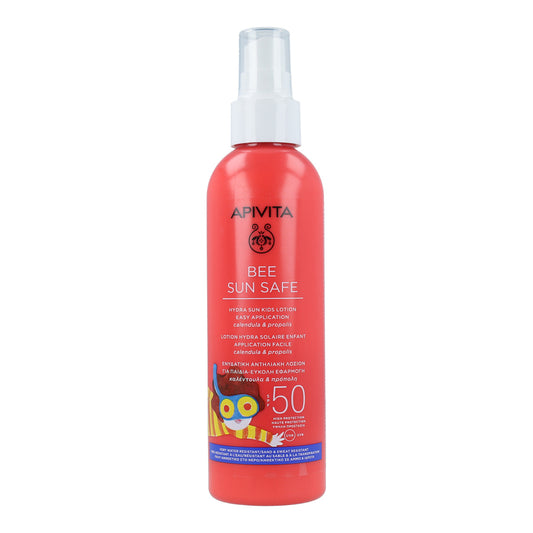 Zonnebrandspray voor kinderen SPF50 Apivita 200 ml