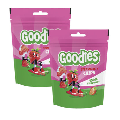 Kampanjpaket med 2x jordgubbschips 12 g – Hero Kids