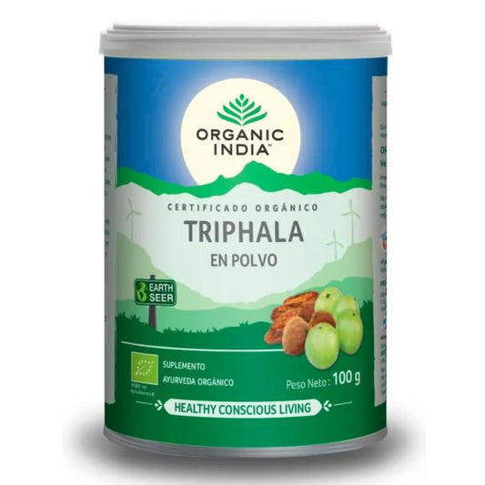 Triphala w proszku organicznym Tin 100 g