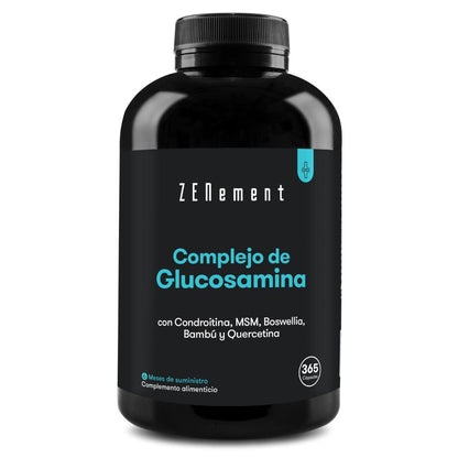 Complejo de Glucosamina con condroitina + MSM + boswellia + quercetina Zenemet, 365 comprimidos