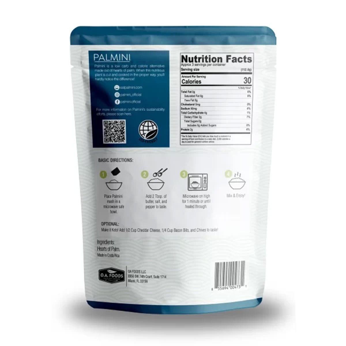 Palmini palmhartpuree 338 g