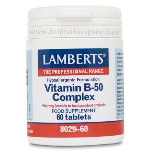 Complesso vitaminico B-50 Lamberts, 60 compresse