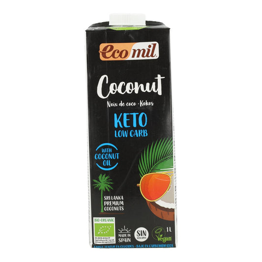 Vegetabilisk kokosdryck Nature KETO BIO EcoMil 1 l