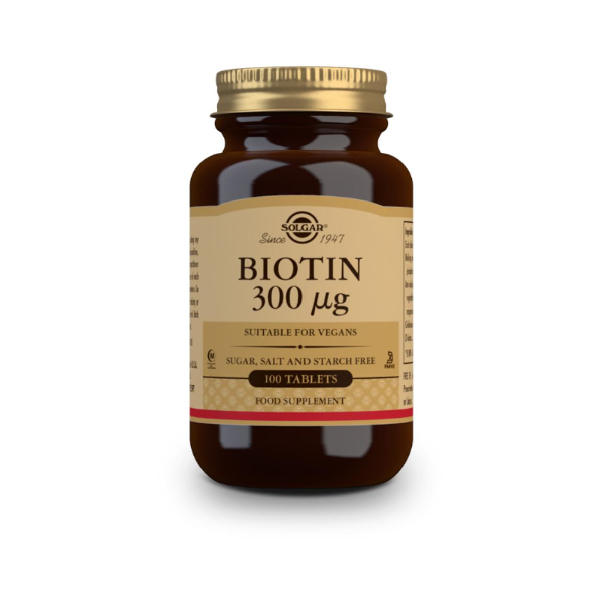 Biotin, 100 Tabletten à 300 μg