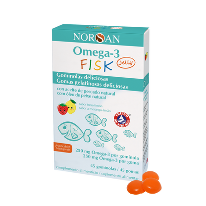 Oméga-3 FISK Jelly NORSAN 45 gommes