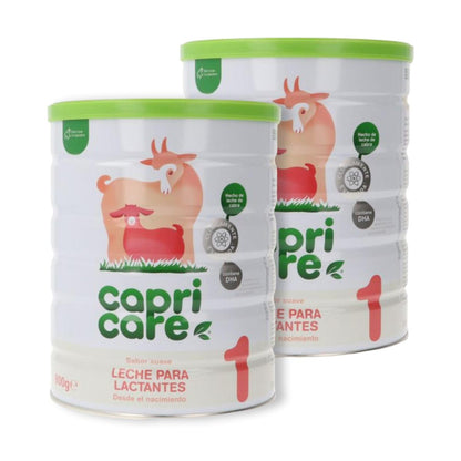 Promo 2 x Lait de chèvre pour nourrissons 1 Capricare 800 g