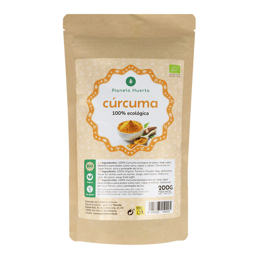 Turmeric powder ECO Planeta Huerto (200g bag)