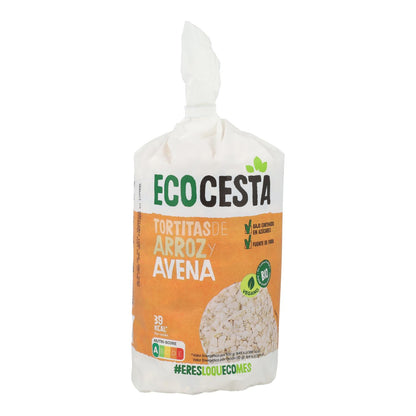 Biologische rijst- en havermoutkoekjes Ecocesta 115 g