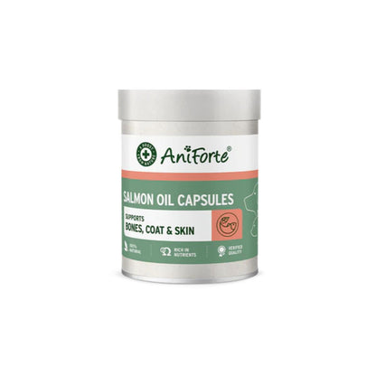 AniForte Salmon Oil Capsules for Dogs and Cats 200 caps