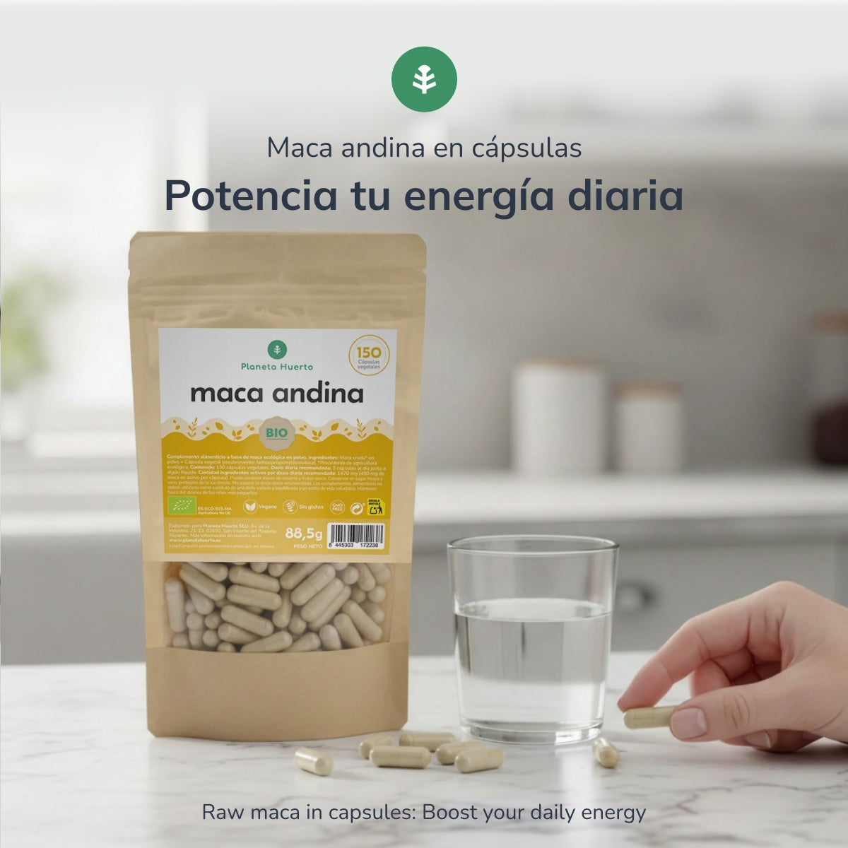 Bio Maca Planeta Huerto 150 Kapseln