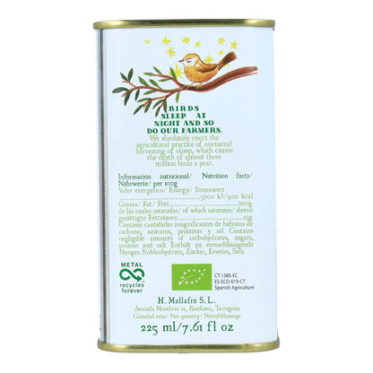 Huile d'olive et basilic bio Azada 225 ml