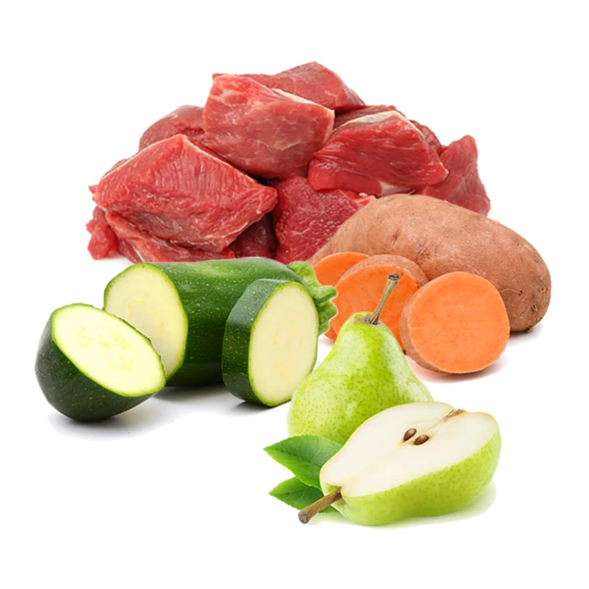 Natvoer Barf voor honden Maravilla van biologisch rundvlees Puromenu 800 g