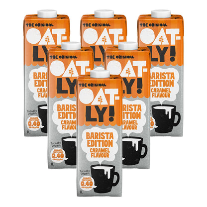 6-pack Oatly Oat & Caramel Barista Drink 1L