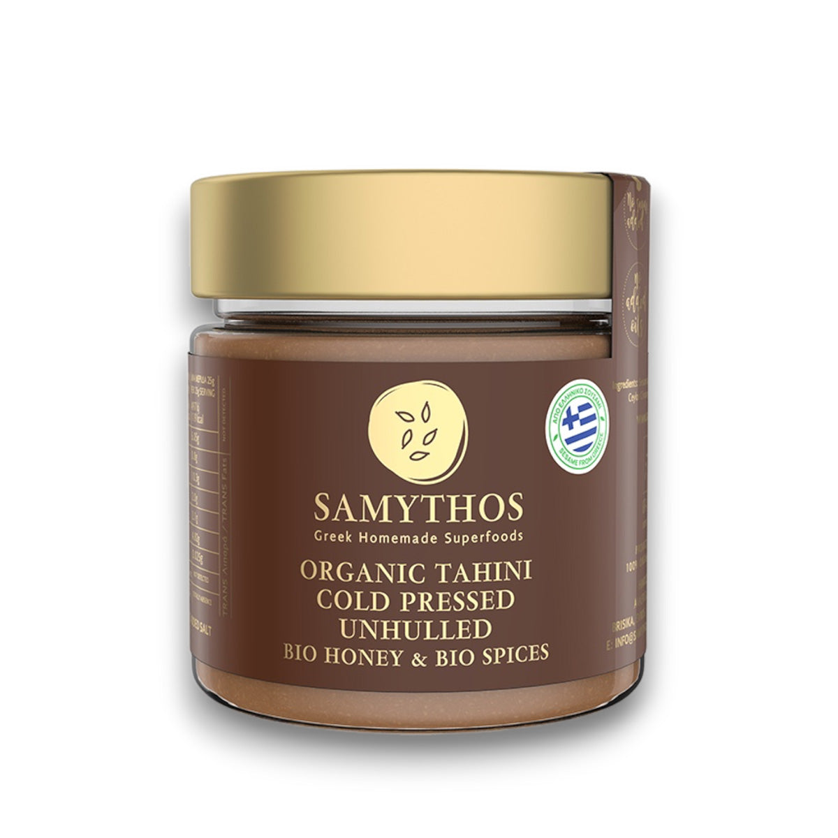 Volkoren tahini met honing en kruiden Samythos 200 g