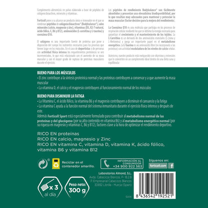 Kollagenpeptider för prestation Forticoll Sport 300 g