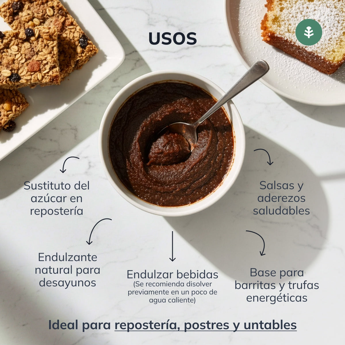100% natuurlijke dadelpasta Planeta Huerto 500 g