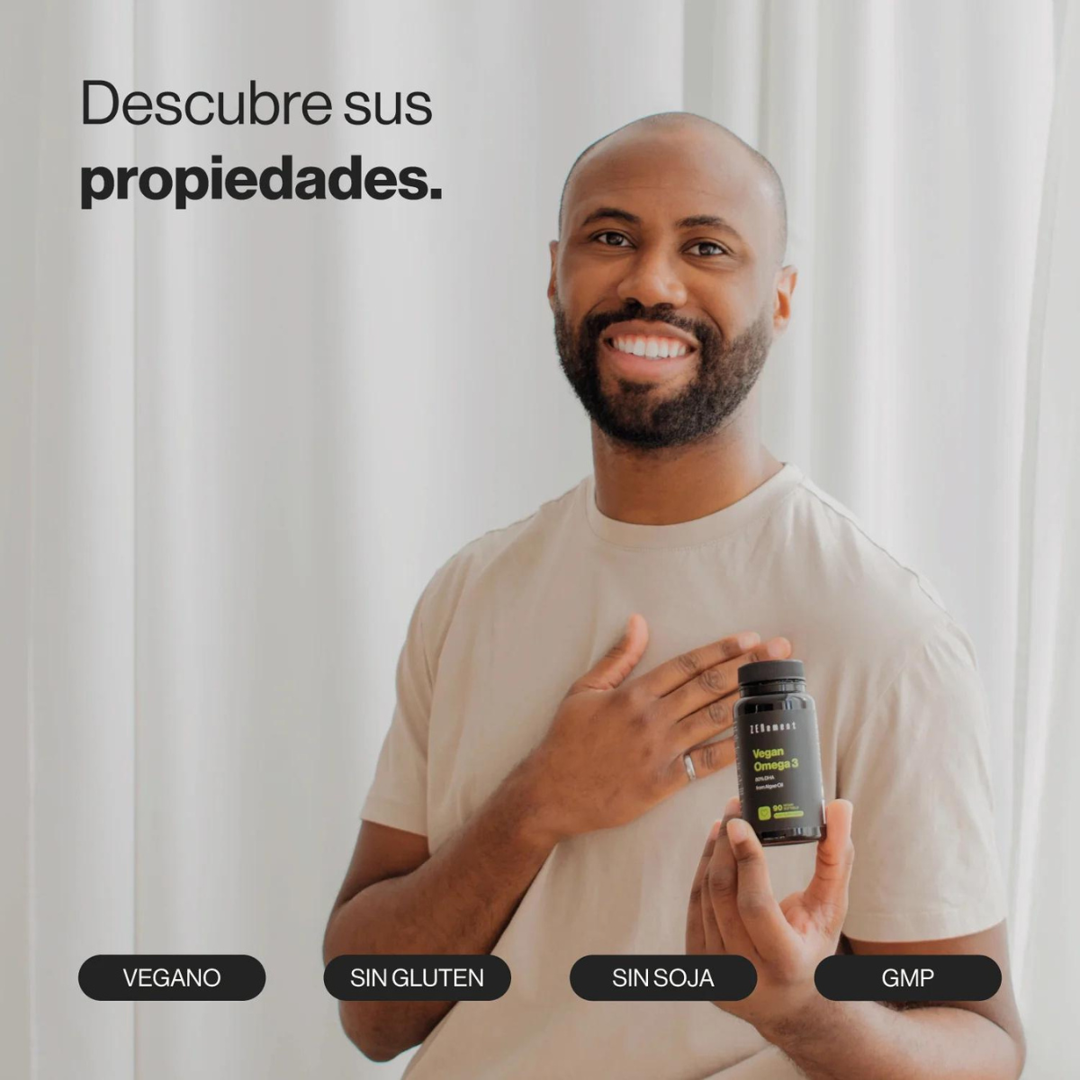 Veganes Omega 3 80 % DHA aus Algenöl Zenement 90 Kapseln