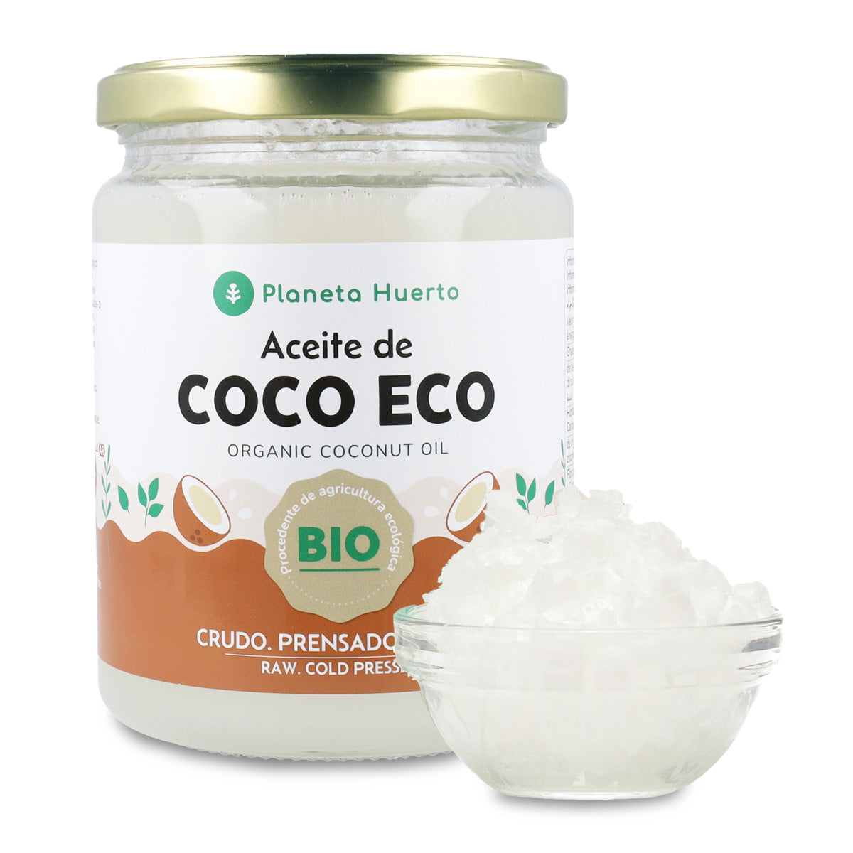 5x ECO kokosolie Planeta Huerto 430 ml