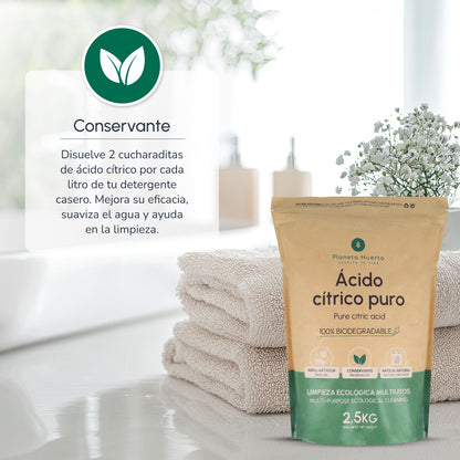 Acido citrico Planeta Huerto 2,5 Kg