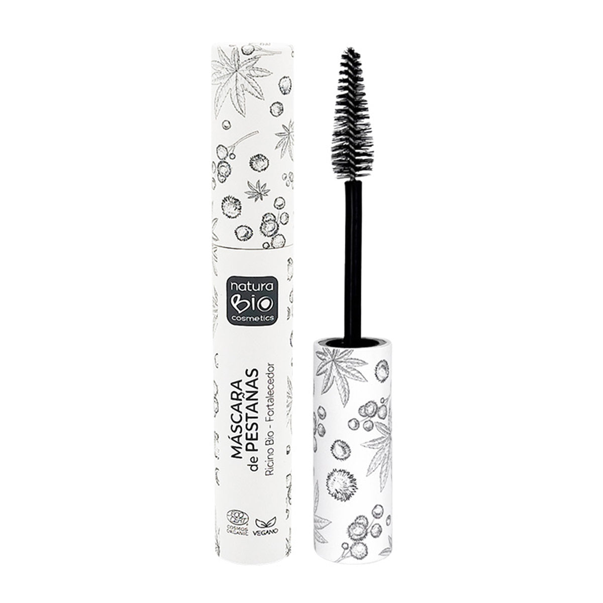 Volume and Length Eyelash Primer 00 Madrid Urbano with Organic Castor Oil and Akosky Azuki, NaturaBio Cosmetics, 8m