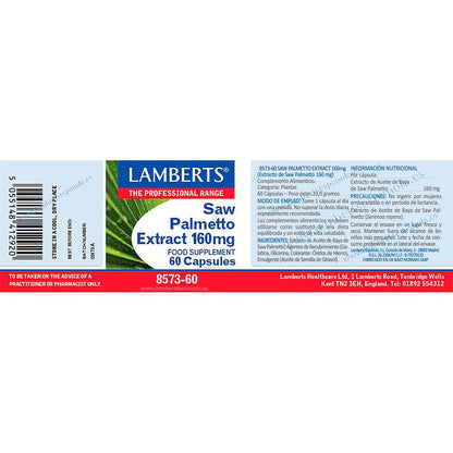 Saw Palmetto-extrakt Lamberts 60 kapslar