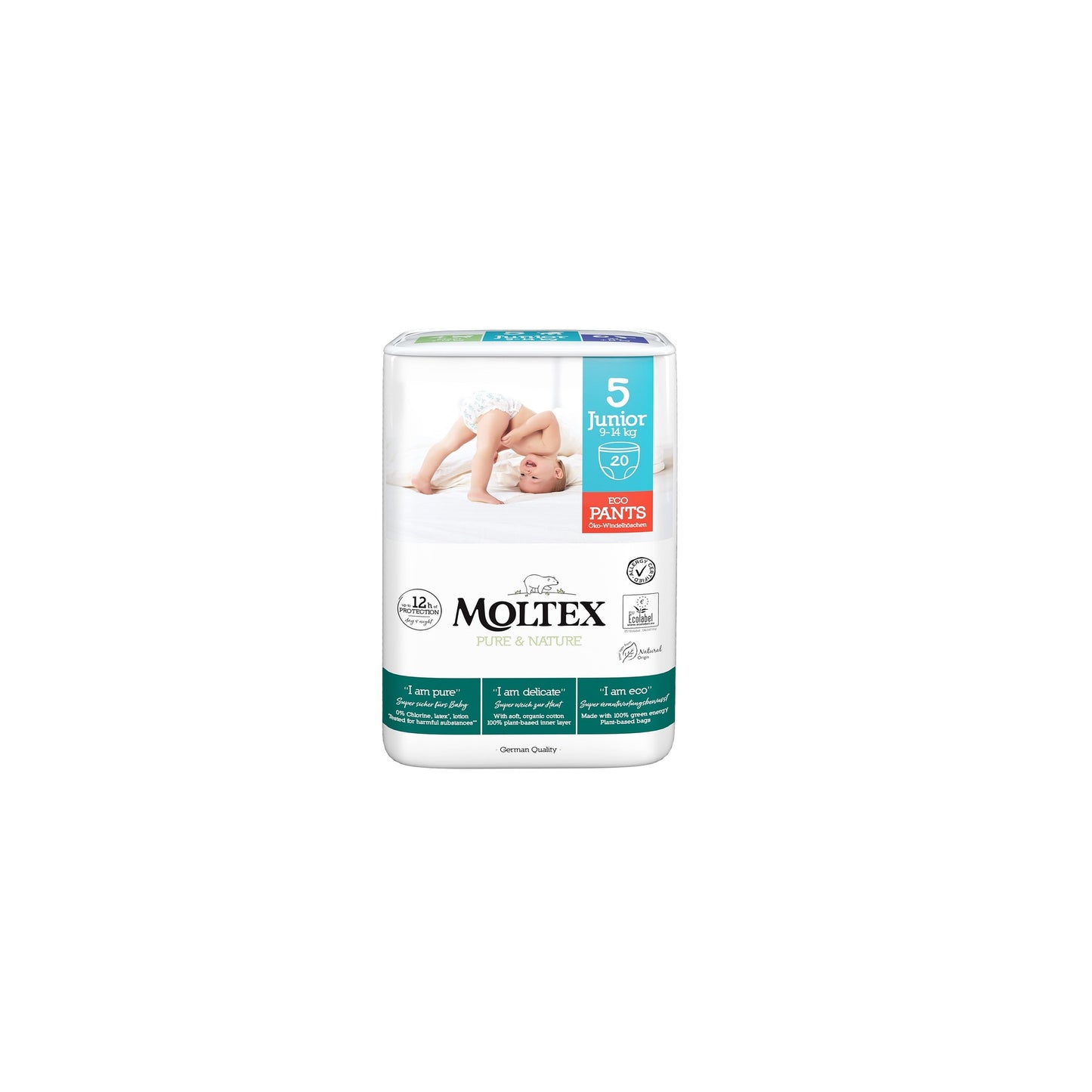 Moltex Pure & Nature T5-blöjor (9-14 kg), 20 st