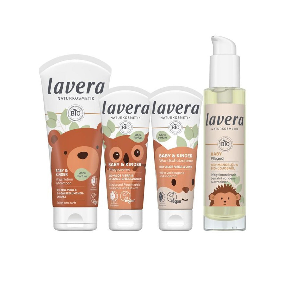 Willkommensset für Babys GRATIS Kosmetiktasche Lavera