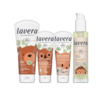 Willkommensset für Babys GRATIS Kosmetiktasche Lavera