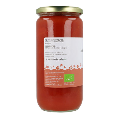 Tomate pelée entière ECO Planeta Huerto 660 g