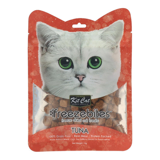 Kit Cat FreezeBites – Tonfisk 15 g Naturligt frystorkat snacks för katter