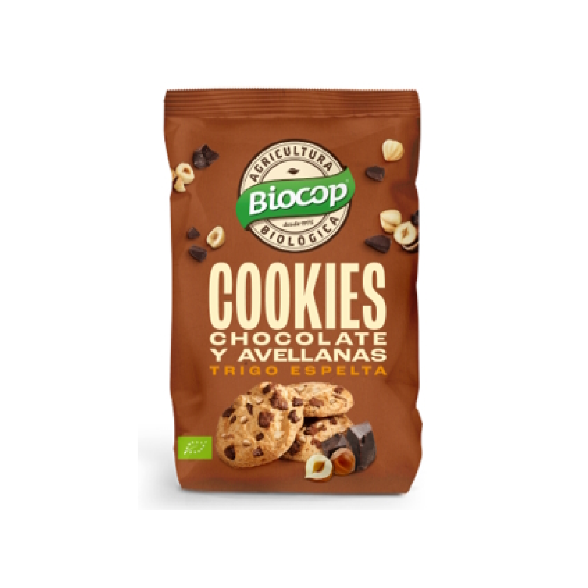 Biocop speltkoekjes met chocoladestukjes en hazelnoten 200 g