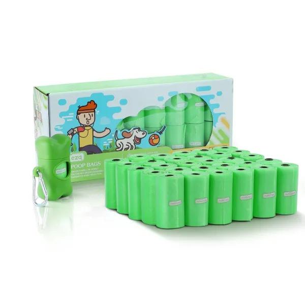 Biodegradable dog waste bags with dispenser 450 bags - 30 rolls