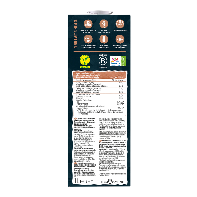 Alpro chocolademelk met proteïnen 1 liter