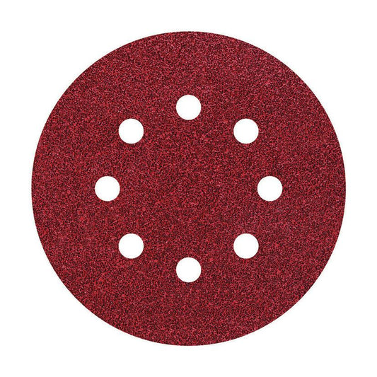 15 zelfklevende schuurvellen FR 60,80,120 Ø 125 mm Wolfcraft 8401000