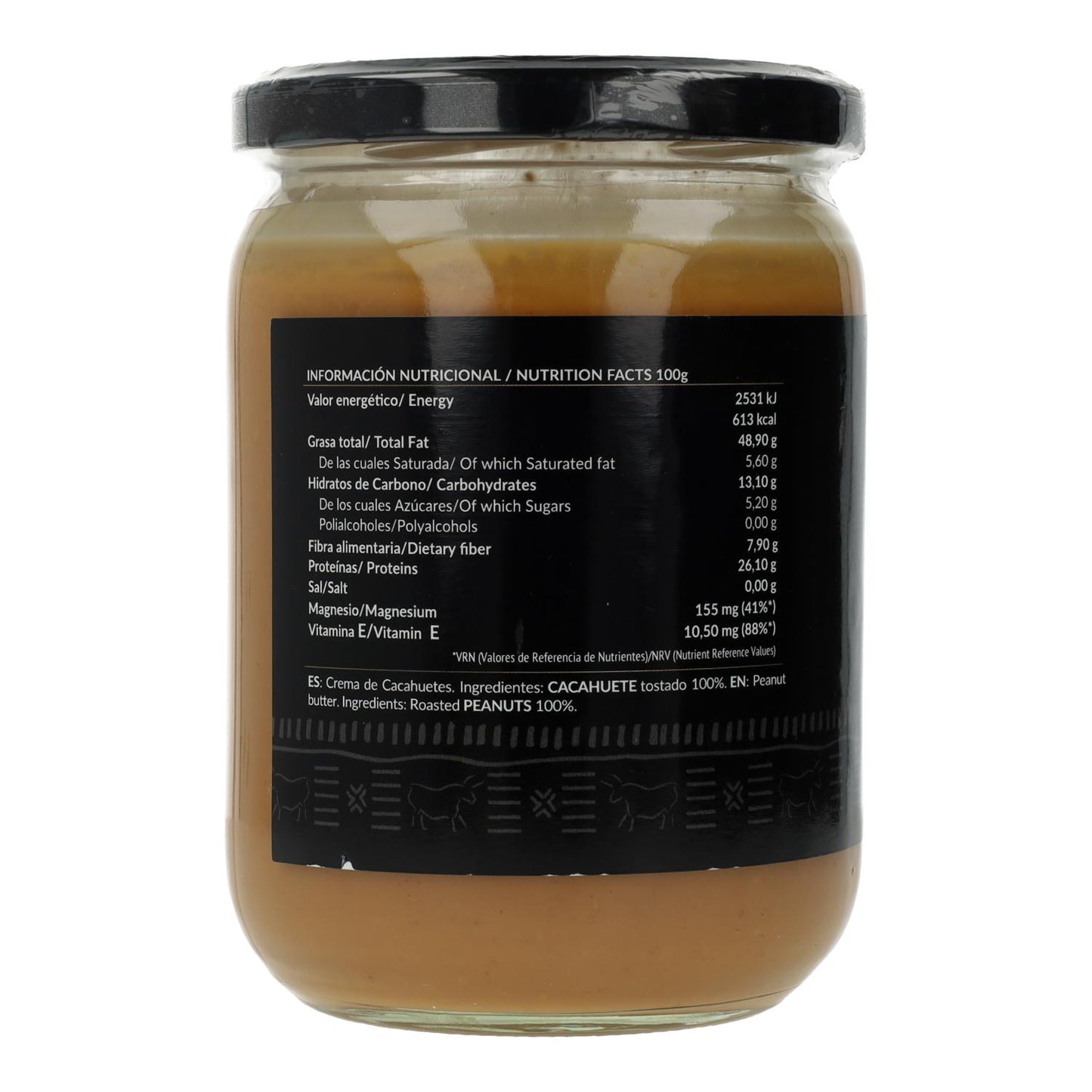 Beurre de cacahuète 100 % naturel 457 Paleobull 500 g