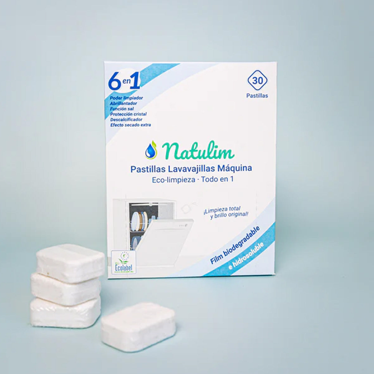 Eco diskmedel 6 i 1 Natulim 30 st