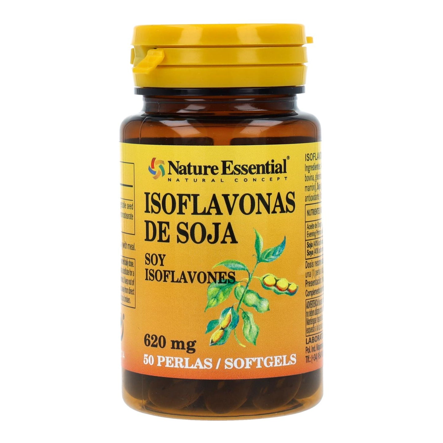 Isoflavony sojowe 610 mg Nature Essential 50 kapsułek
