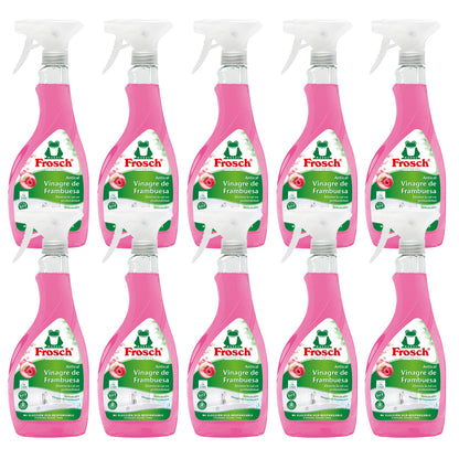 10er-Packung Frosch Himbeer-Antikalkspray 500 ml