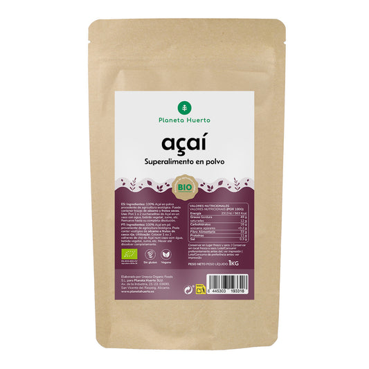Açaí-pulver ECO Planeta Huerto 1 kg