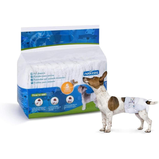 Pañales para perro Hembra S Nobleza 12 ud