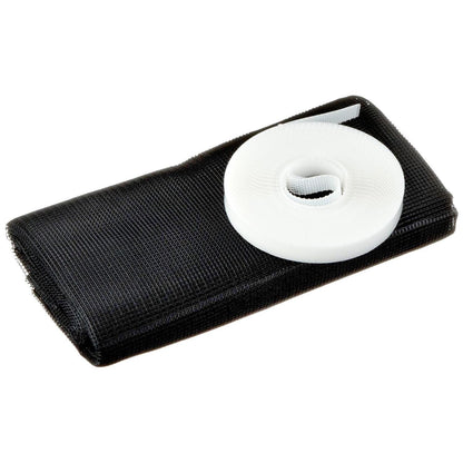 Zanzariera per finestre Standard nera 1,3 m x 1,5 m Tesa