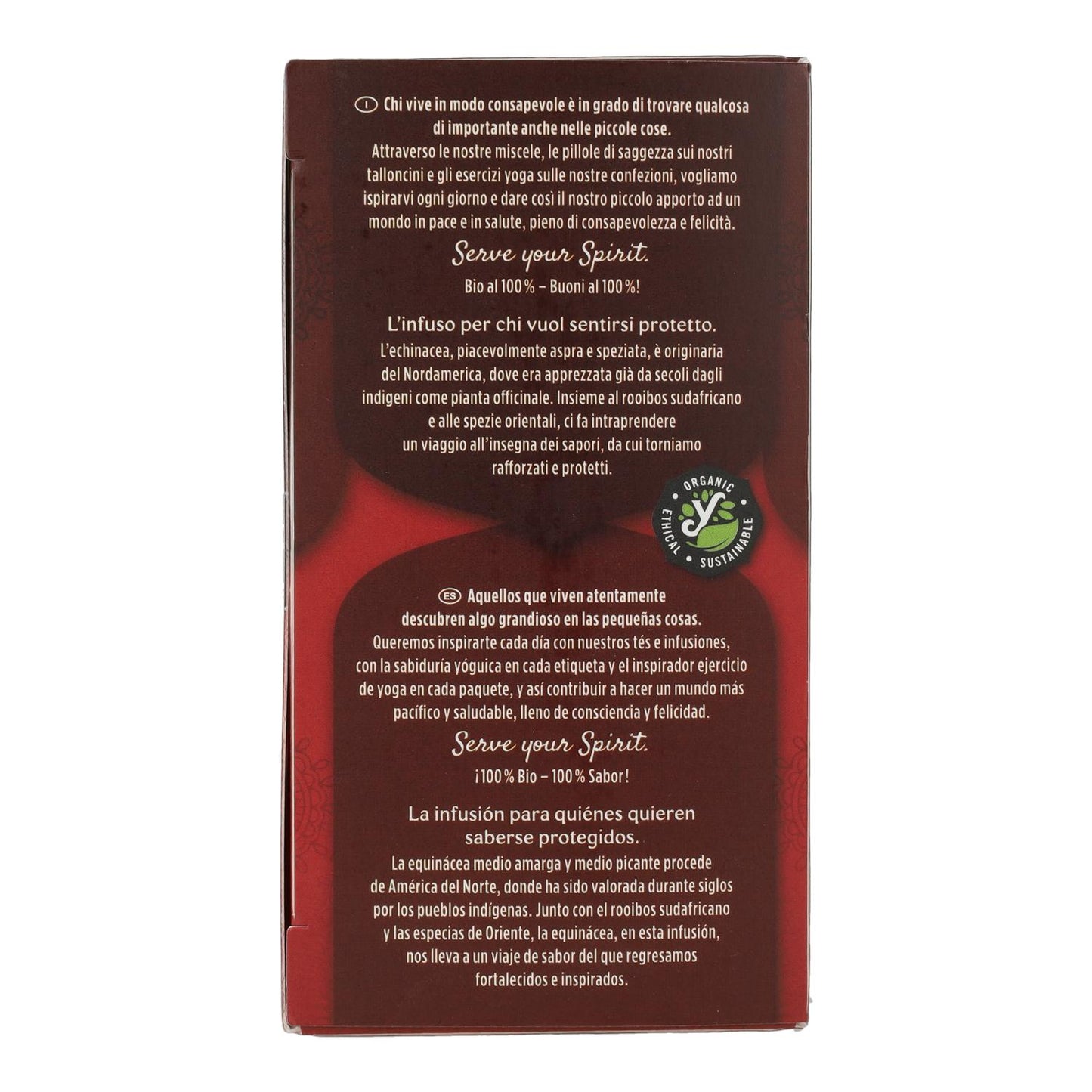 Thé Yogi Bio Échinacée, 17 sachets