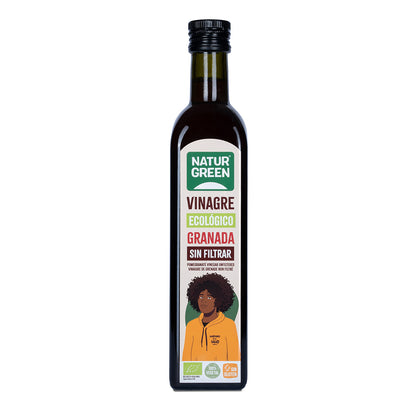 Ungefilterter Bio-Granatapfelessig NaturGreen 500 ml