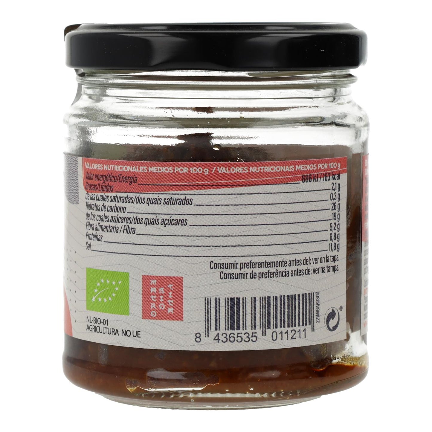 Miso de Garbanzo Bio sin pasteurizar La Finestra Sul Cielo 150 gr