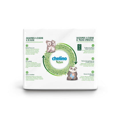 6er-Pack Windeln T6 17-28 kg Chelino Nature 27 Stück