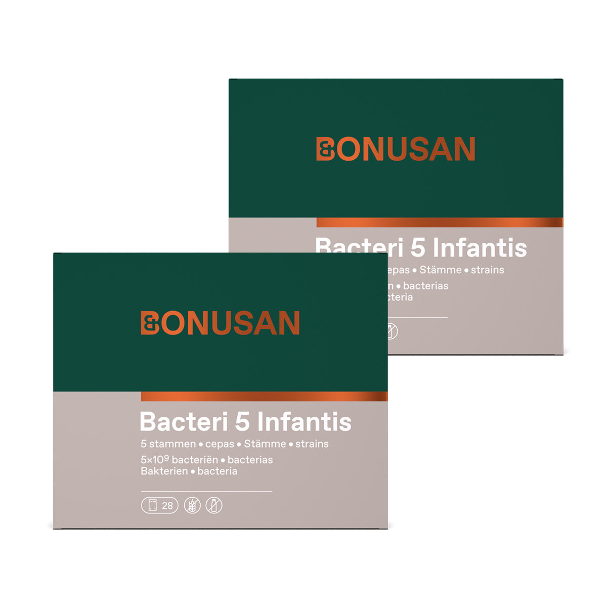2er-Pack Bacteri 5 Infantis Bonusan 2x28 Beutel