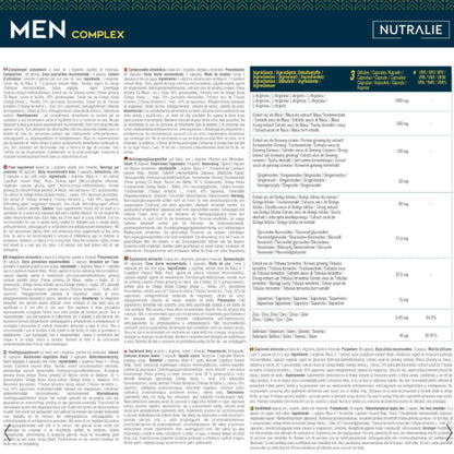 Men Complex avec zinc + maca et ginkgo biloba Nutralie 90 gélules