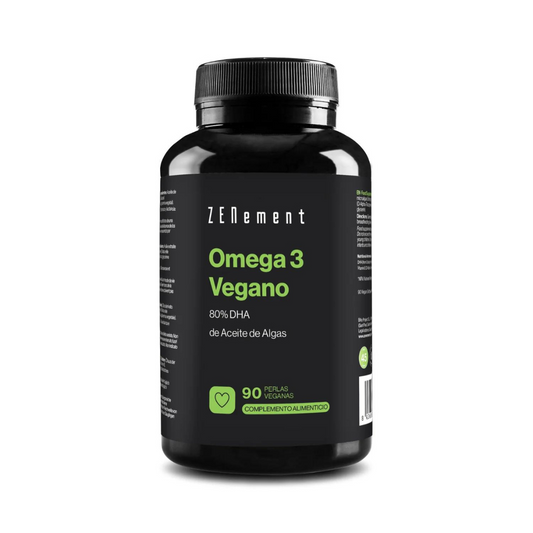 Veganes Omega 3 80 % DHA aus Algenöl Zenement 90 Kapseln