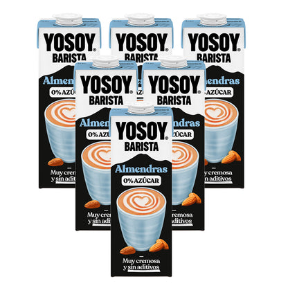 Confezione da 6 bevande alle mandorle Barista Yosoy 1L
