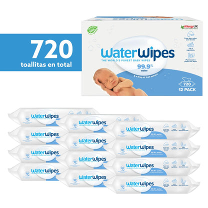 Confezione WaterWipes BIO Salviette per neonati 720 pezzi
